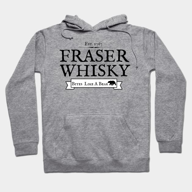 Fraser Whisky Bites Like a Bear Est. 1767 Hoodie by MalibuSun